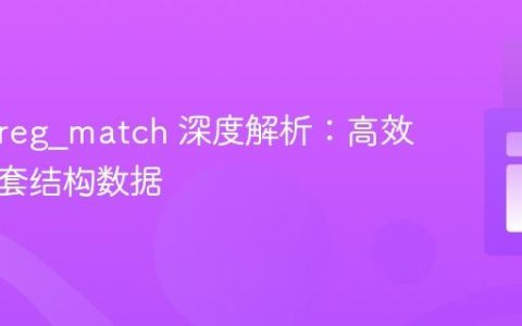 PHP preg_match 深度解析：高效提取嵌套结构数据