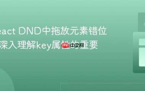 解决React DND中拖放元素错位问题：深入理解key属性的重要性