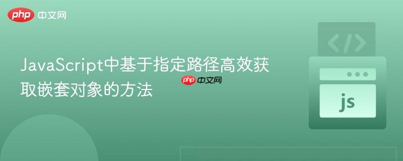 JavaScript中基于指定路径高效获取嵌套对象的方法