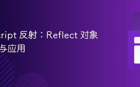 JavaScript 反射：Reflect 对象的方法与应用