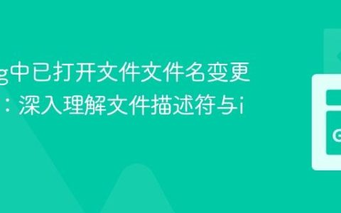 Golang中已打开文件文件名变更的检测：深入理解文件描述符与inode