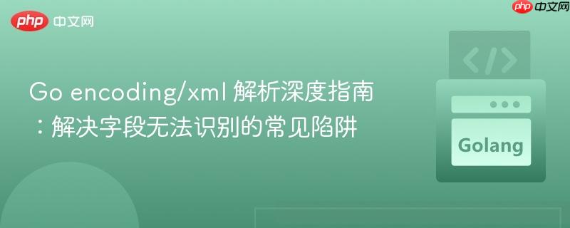 Go encoding/xml 解析深度指南：解决字段无法识别的常见陷阱
