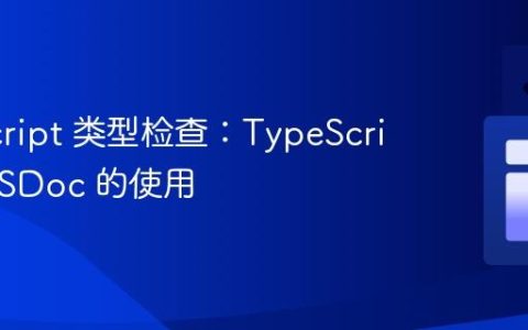 JavaScript 类型检查：TypeScript 与 JSDoc 的使用