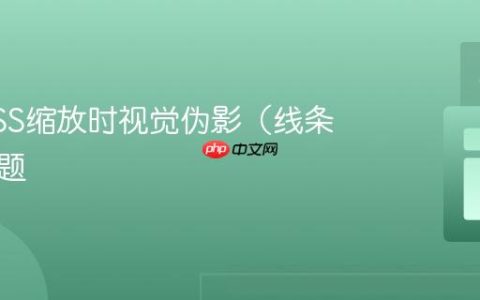 解决CSS缩放时视觉伪影（线条）的问题