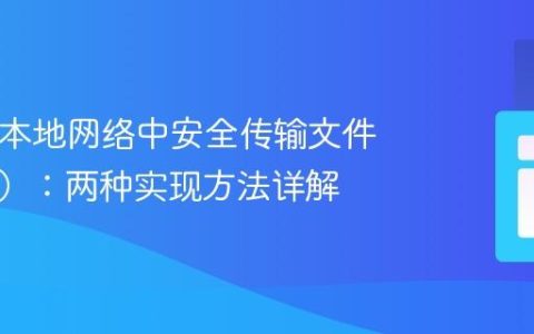 PHP在本地网络中安全传输文件（SCP）：两种实现方法详解