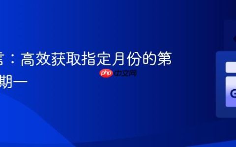 Go语言：高效获取指定月份的第一个星期一