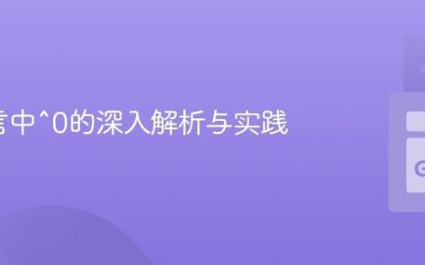 Go语言中^0的深入解析与实践