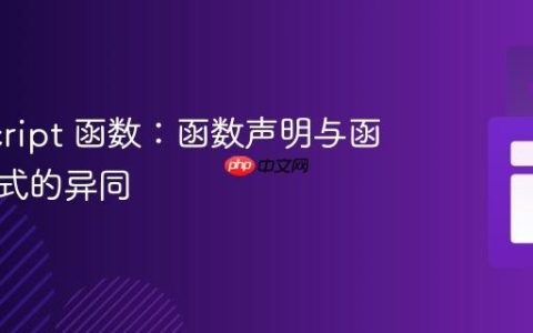 JavaScript 函数：函数声明与函数表达式的异同