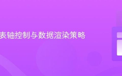 动态图表轴控制与数据渲染策略