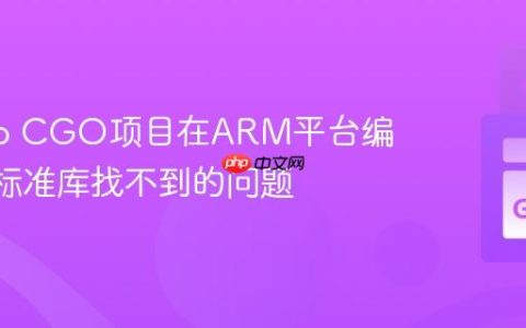 解决Go CGO项目在ARM平台编译时C标准库找不到的问题
