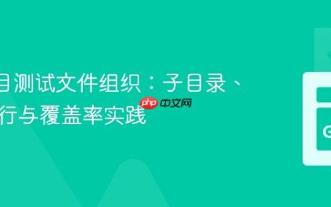 Go 项目测试文件组织：子目录、递归执行与覆盖率实践
