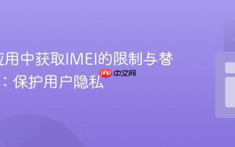 Expo应用中获取IMEI的限制与替代方案：保护用户隐私