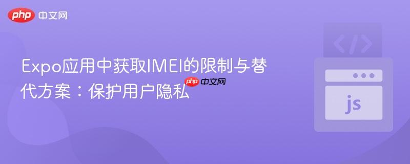 Expo应用中获取IMEI的限制与替代方案:保护用户隐私