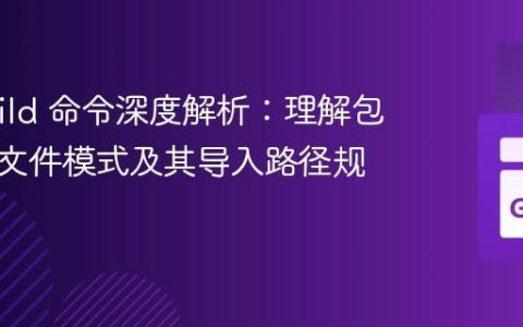 Go Build 命令深度解析：理解包模式与文件模式及其导入路径规范
