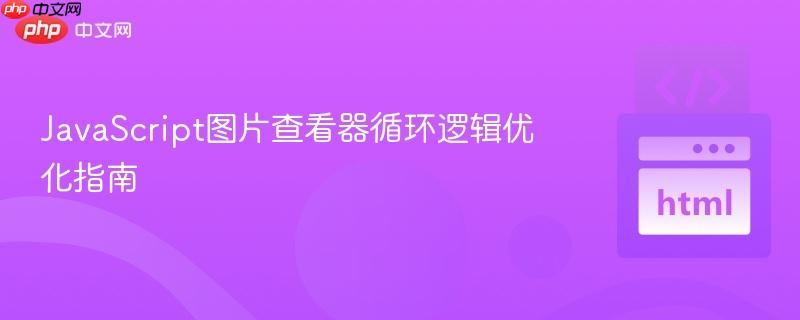 JavaScript图片查看器循环逻辑优化指南