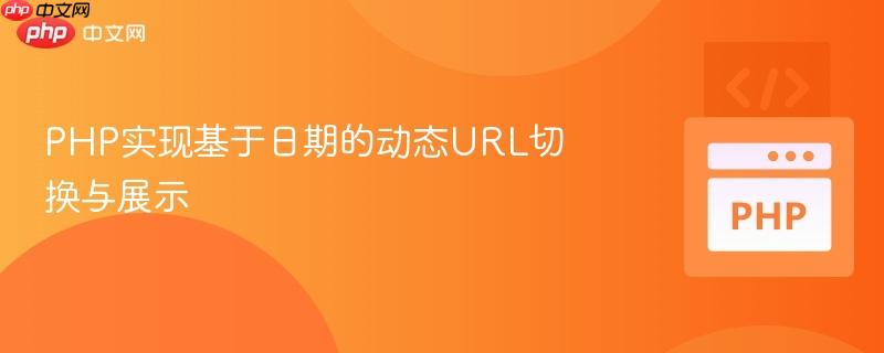 PHP实现基于日期的动态URL切换与展示