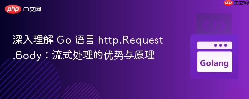 深入理解 Go 语言 http.Request.Body:流式处理的优势与原理