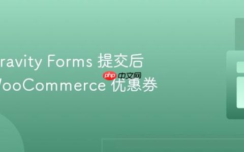 使用 Gravity Forms 提交后生成 WooCommerce 优惠券