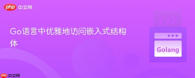 Go语言中优雅地访问嵌入式结构体