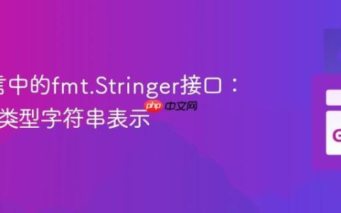 Go语言中的fmt.Stringer接口：自定义类型字符串表示