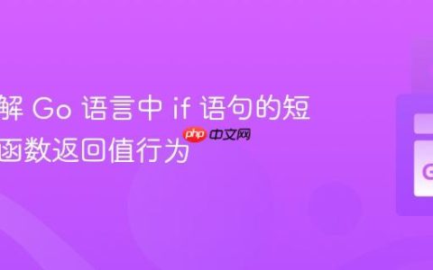 深入理解 Go 语言中 if 语句的短声明与函数返回值行为