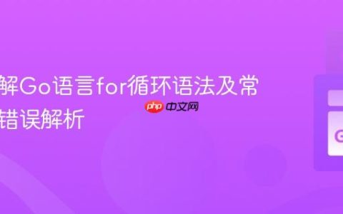 深入理解Go语言for循环语法及常见构建错误解析