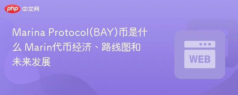 Marina Protocol(BAY)币是什么 Marin代币经济、路线图和未来发展 - 创想鸟