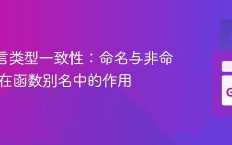 Go 语言类型一致性：命名与非命名类型在函数别名中的作用