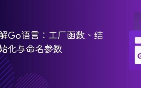 深入理解Go语言：工厂函数、结构体初始化与命名参数