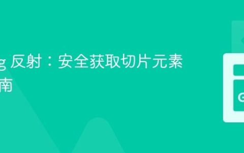 Golang 反射：安全获取切片元素类型指南
