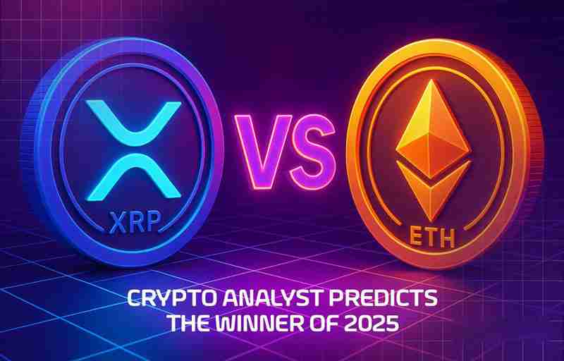 瑞波币(xrp)对决以太坊(eth):加密分析师预测2025年赢家