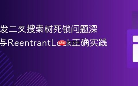 Java并发二叉搜索树死锁问题深度解析与ReentrantLock正确实践