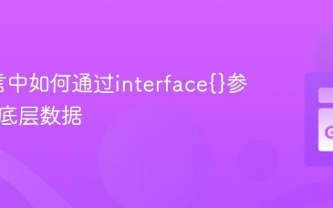 Go语言中如何通过interface{}参数修改底层数据