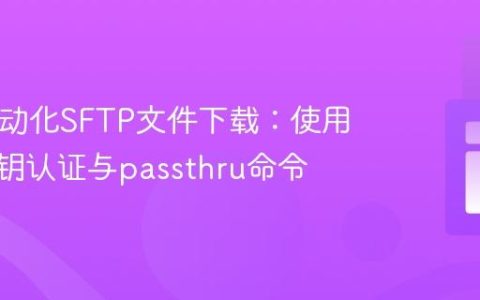 PHP自动化SFTP文件下载：使用SSH密钥认证与passthru命令