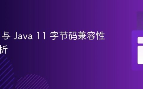 Java 8 与 Java 11 字节码兼容性深度解析