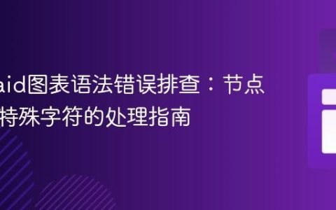 Mermaid图表语法错误排查：节点名称中特殊字符的处理指南