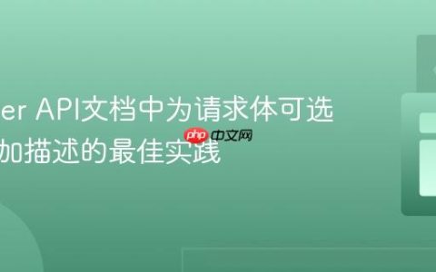 Swagger API文档中为请求体可选参数添加描述的最佳实践