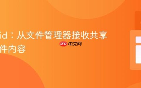 Android：从文件管理器接收共享文本文件内容