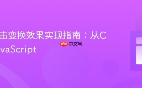 图片点击变换效果实现指南：从CSS到JavaScript