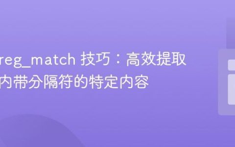 PHP preg_match 技巧：高效提取方括号内带分隔符的特定内容