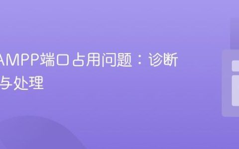 解决XAMPP端口占用问题：诊断、识别与处理