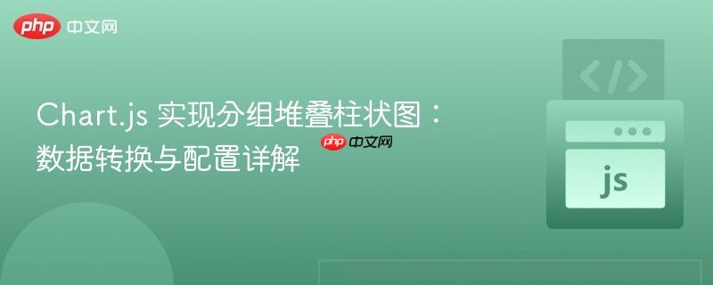 chart.js 实现分组堆叠柱状图:数据转换与配置详解