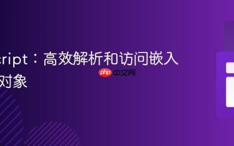 JavaScript：高效解析和访问嵌入式数据对象