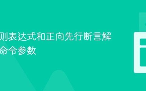 使用正则表达式和正向先行断言解析无序命令参数