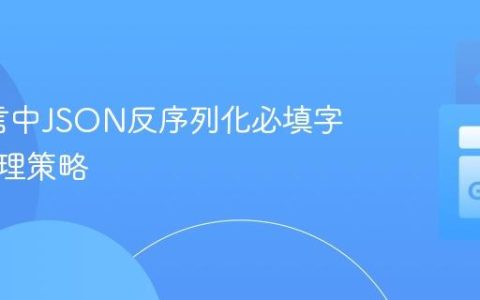 Go语言中JSON反序列化必填字段的处理策略