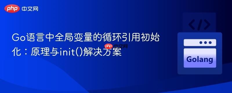 Go语言中全局变量的循环引用初始化:原理与init()解决方案