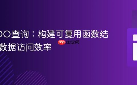 优化PDO查询：构建可复用函数结构提升数据访问效率