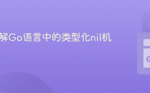 深入理解Go语言中的类型化nil机制