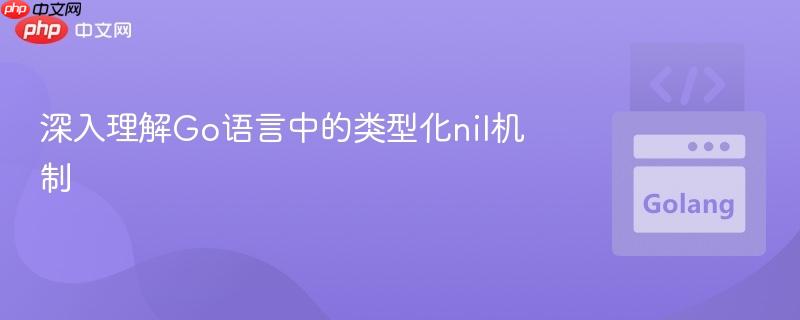 深入理解Go语言中的类型化nil机制