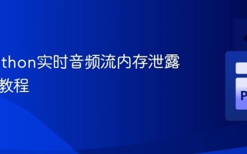 解决Python实时音频流内存泄露问题的教程